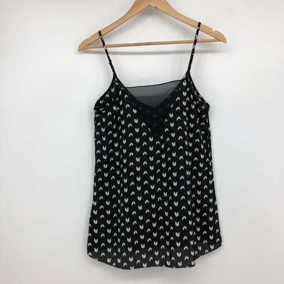 Monk & Lou NWT Black and White Elise Camisole Arrow Pattern Size XS - Picture 15 of 15